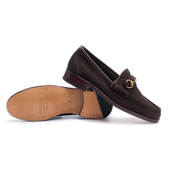 Meermin Alicante Suede Bit Loafers - Picture 2 of 4